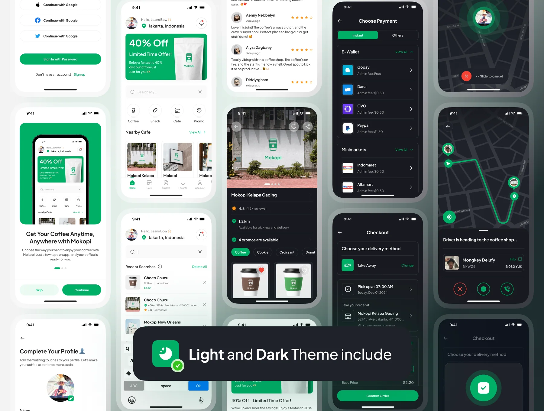 Mokopi - Coffee Delivery App UI Kit 8