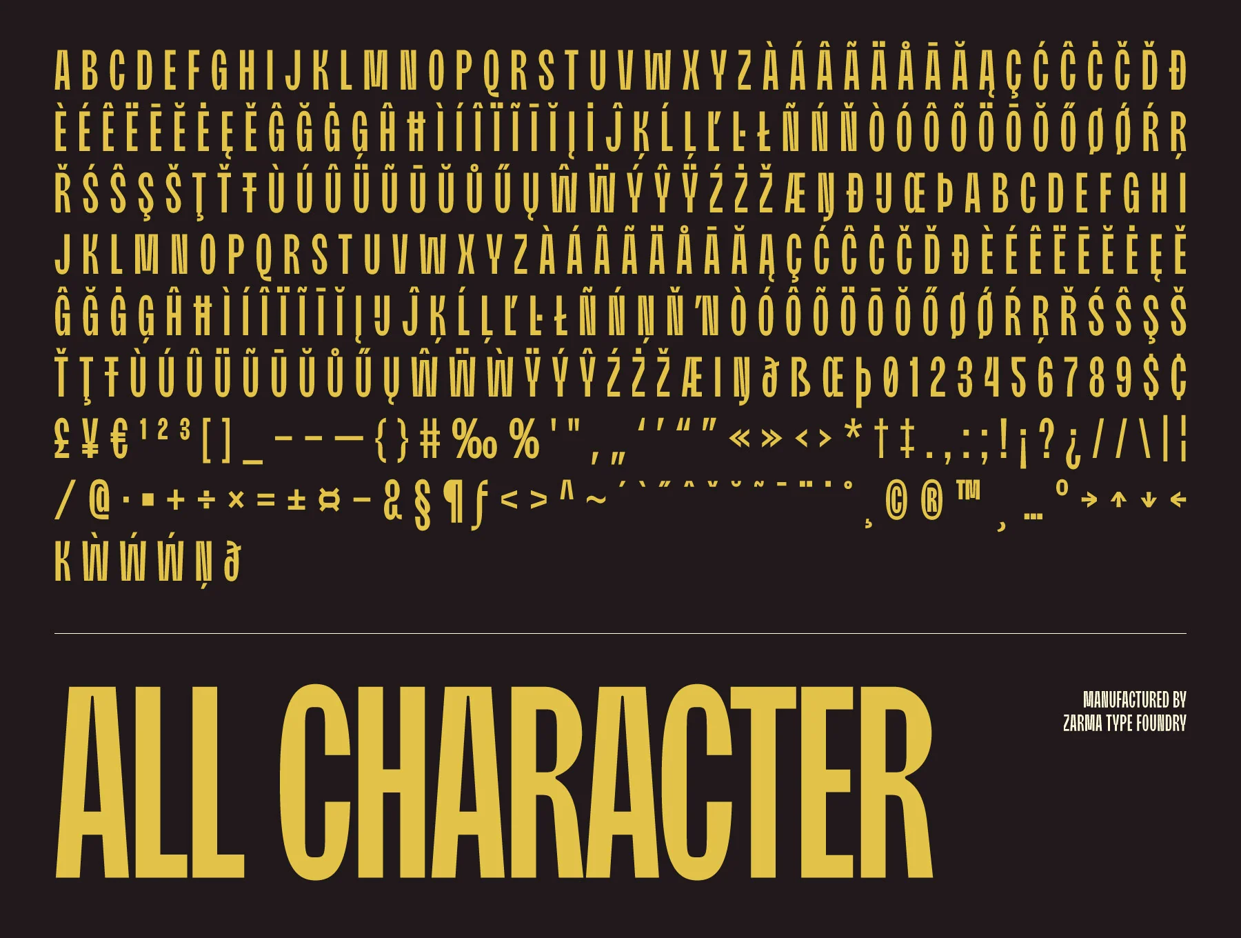 Moldin - Condensed Sans Serif Font 7