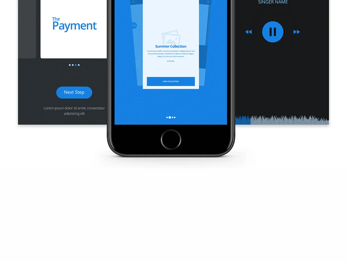 molo Mobile Wireframe Kit 3