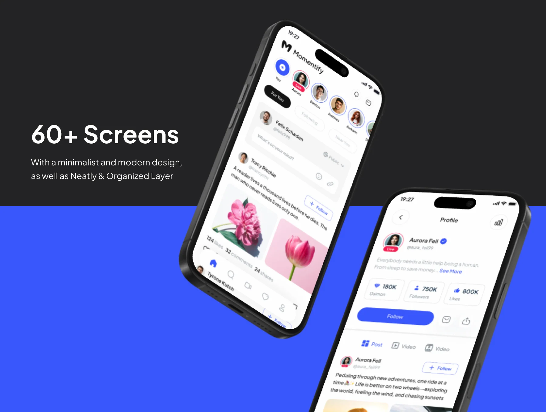 Momentify - Social Media App UI Kits 3