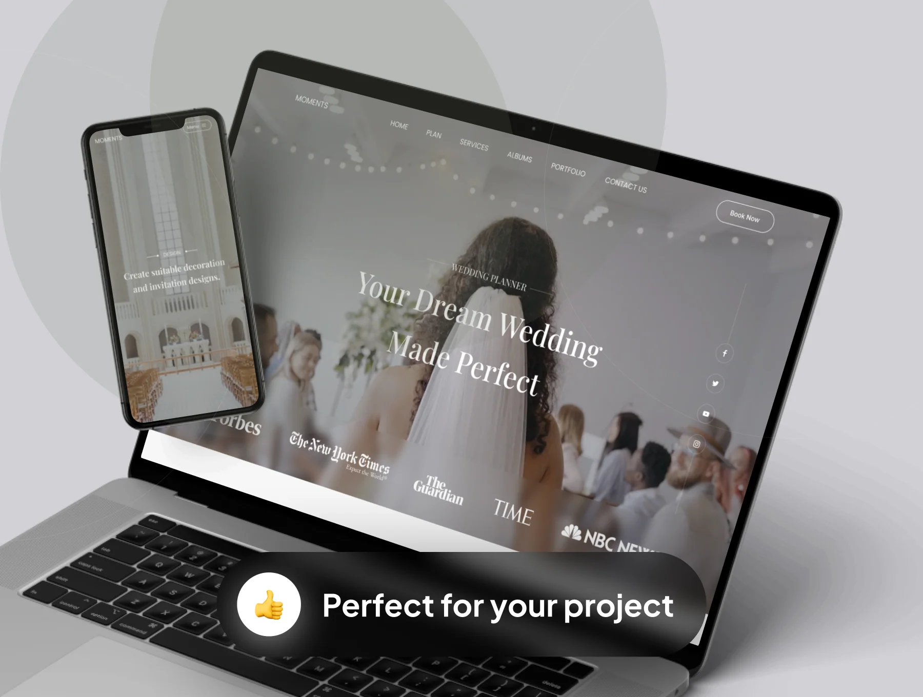 Moments - Wedding Planner Web Templates 7