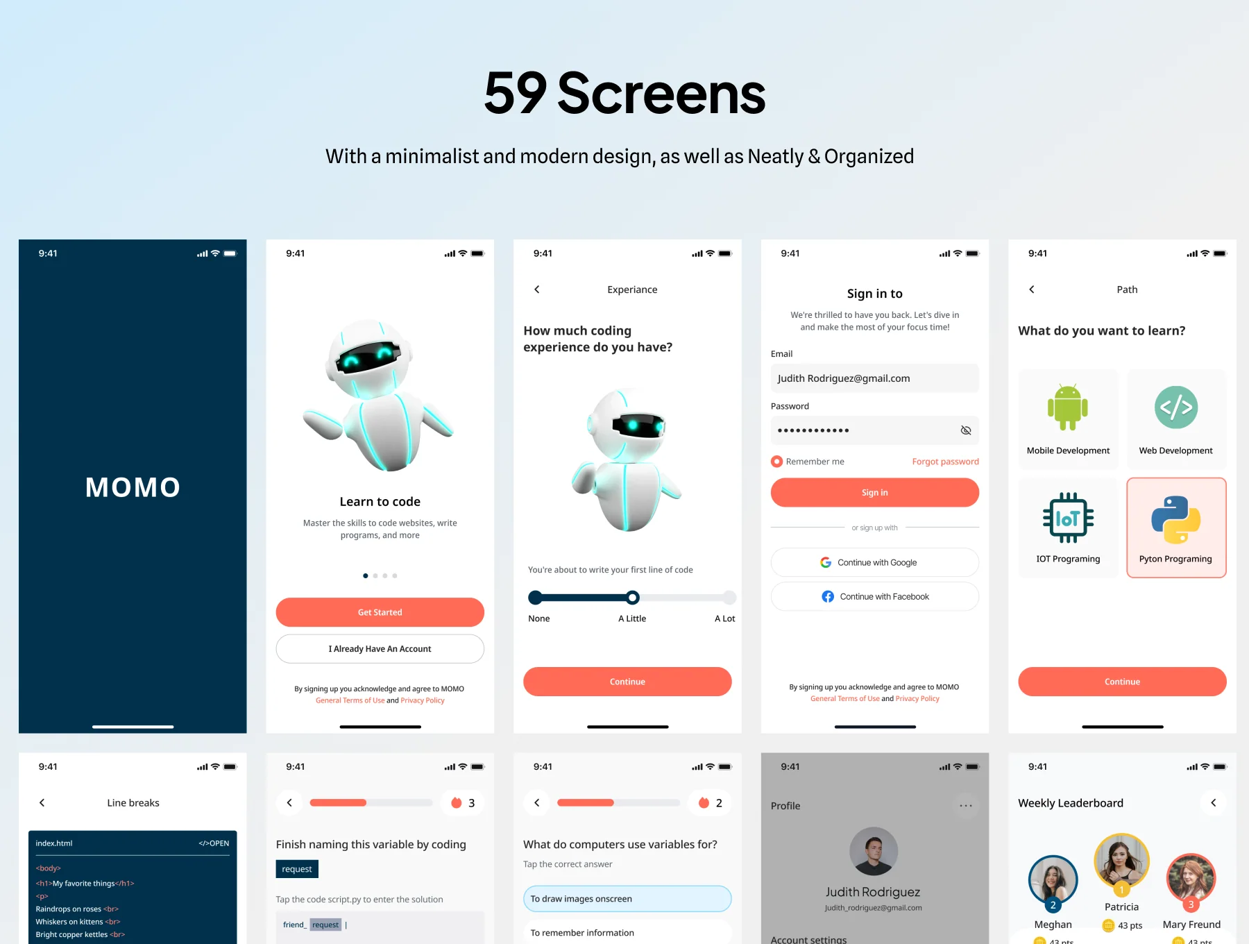 MOMO - AI Online course App 4