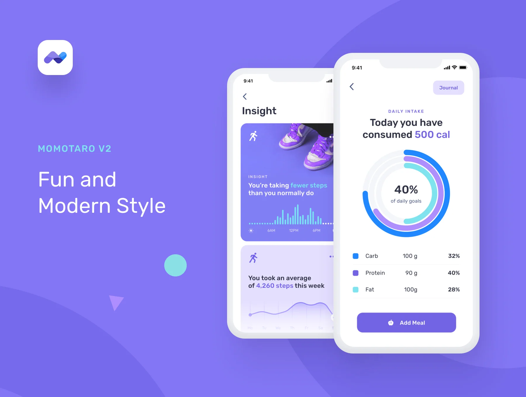 Momotaro Health UI Kit 3