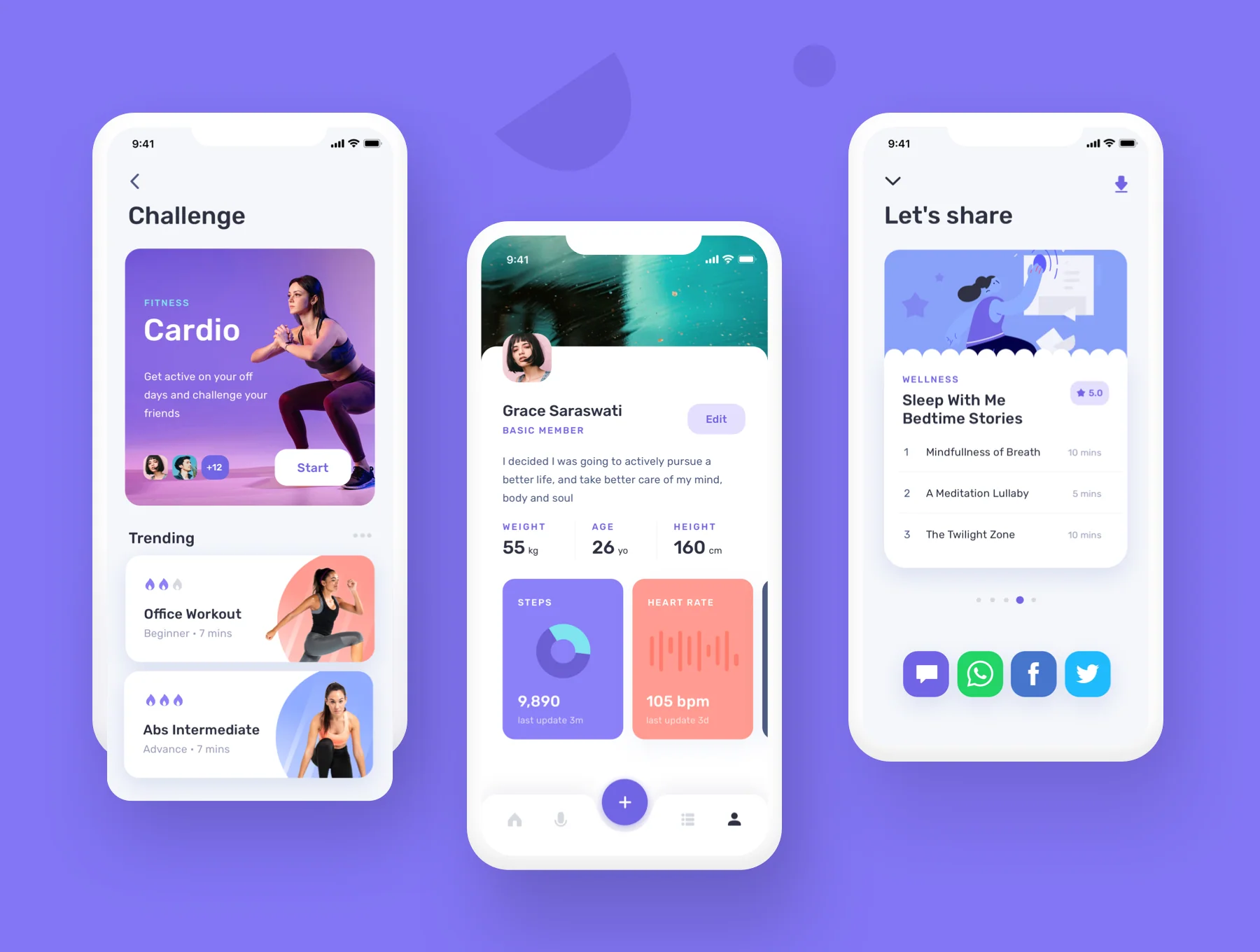 Momotaro Health UI Kit 6