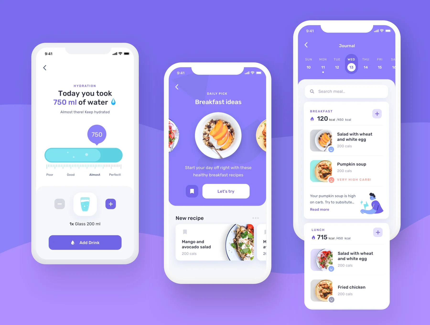 Momotaro Health UI Kit 7