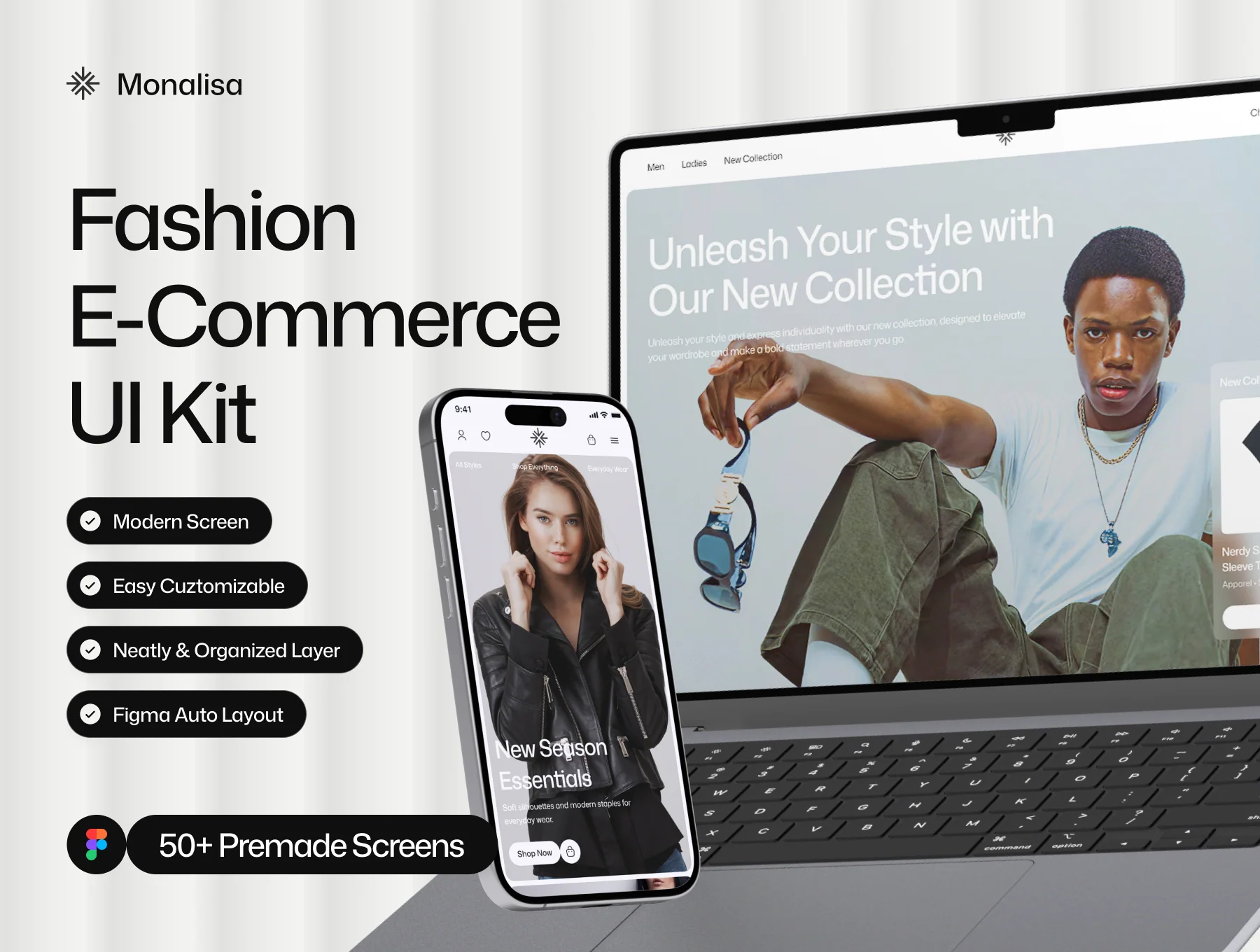 Monalisa - E Commerce Website UI Kit