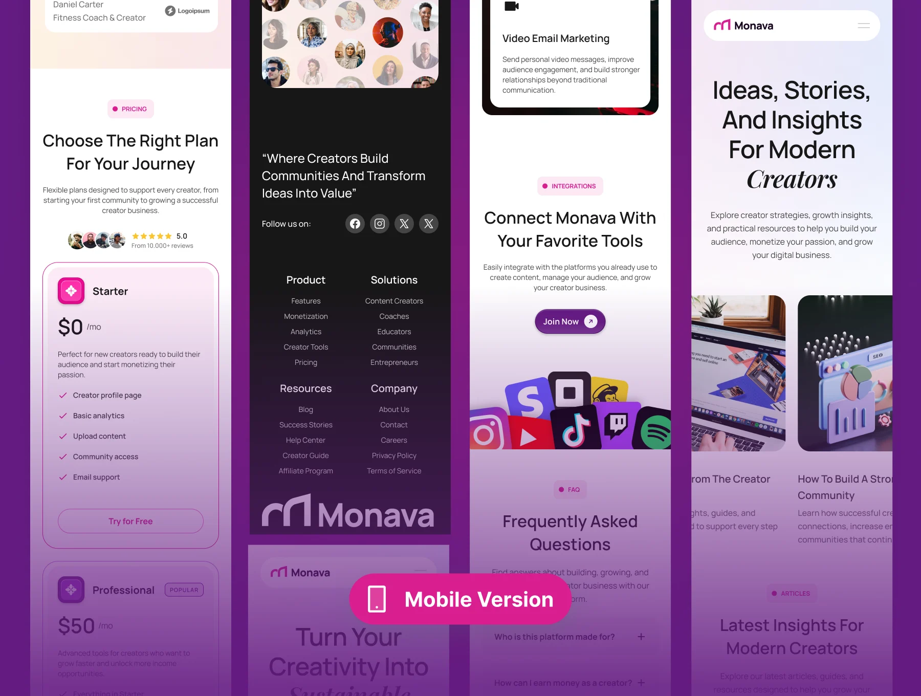 Monava - Creator Monetization Platform 8