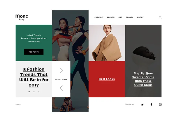 Monc Blog Template