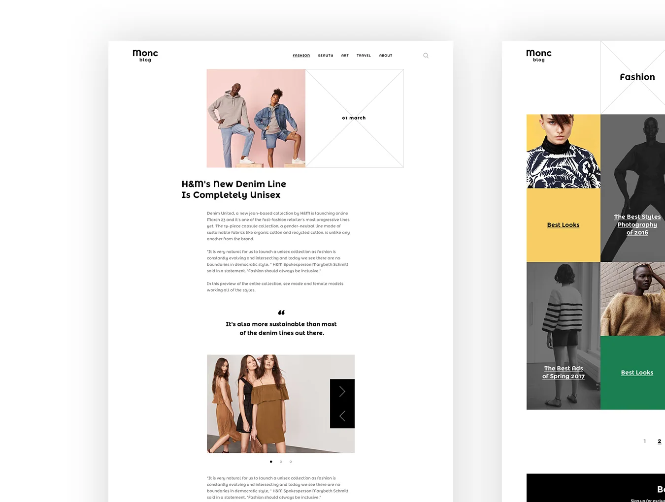 Monc Blog Template 5