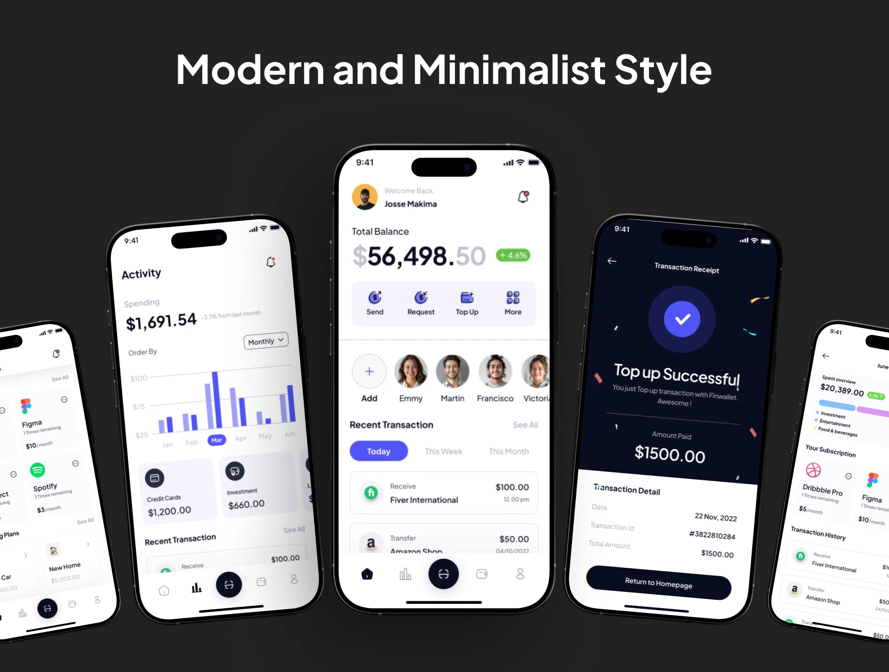 Mone - Finance App IOS UI Kits 4