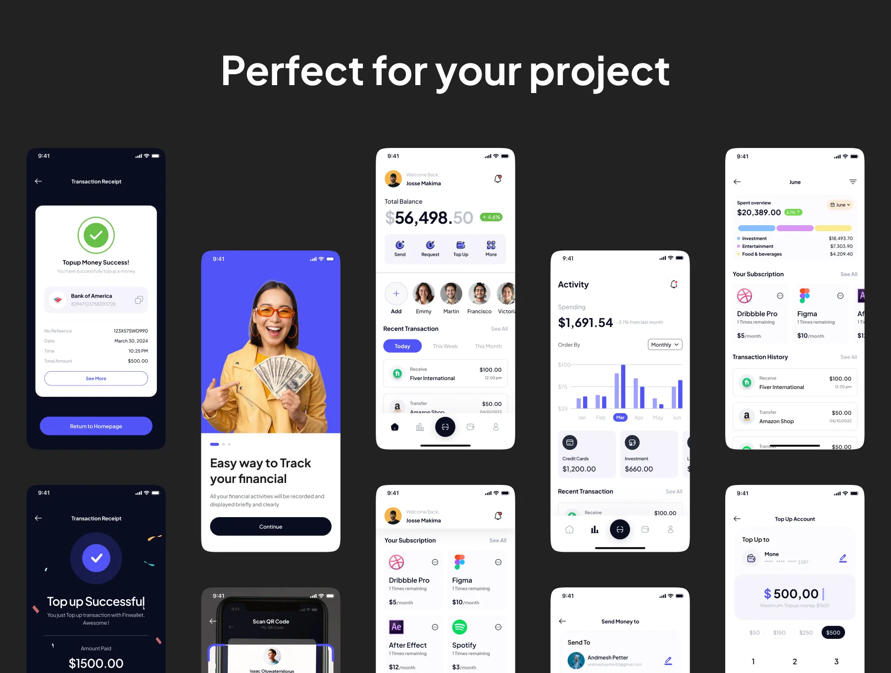 Mone - Finance App IOS UI Kits 5