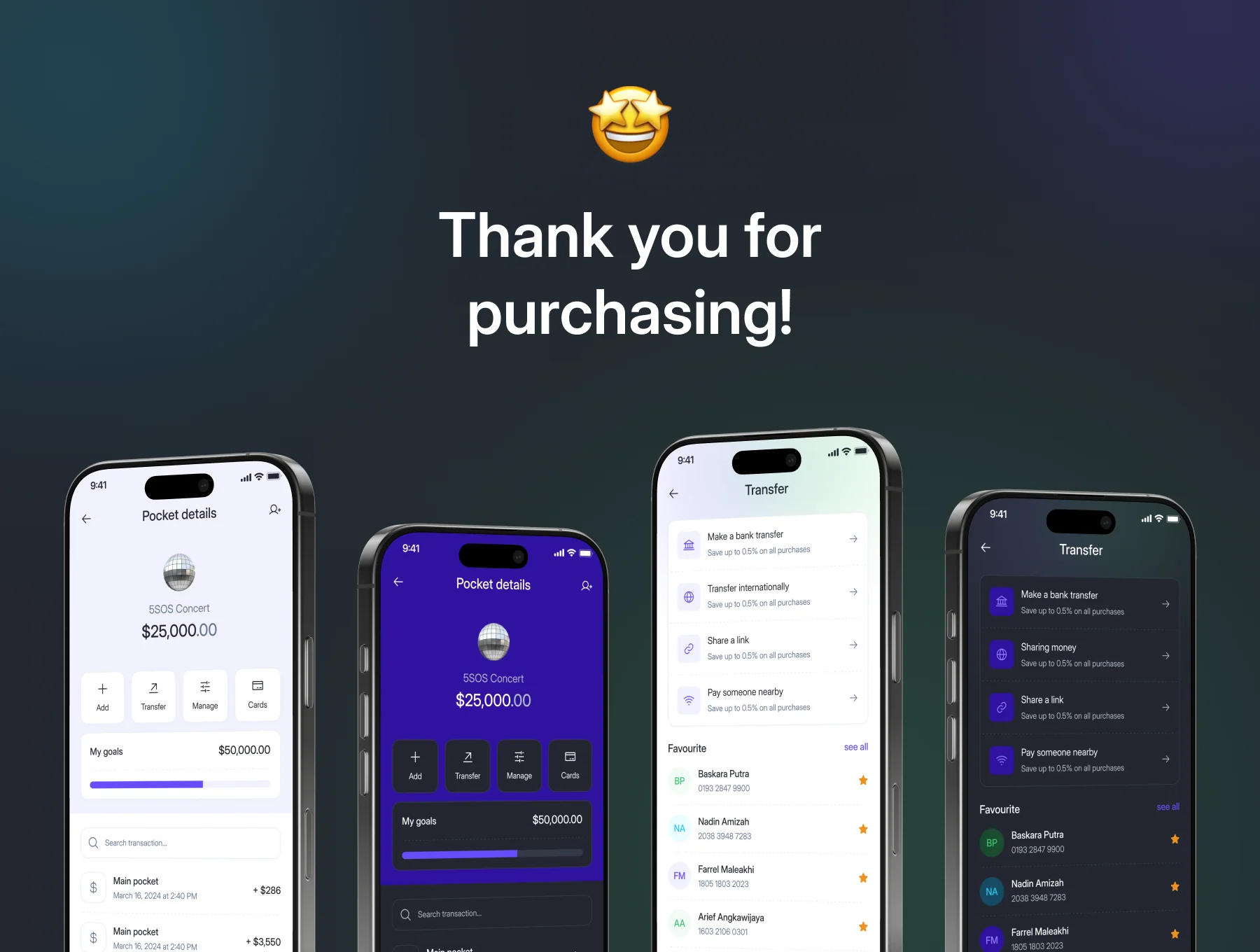 Monexa - Digital Bank App UI KIT 6