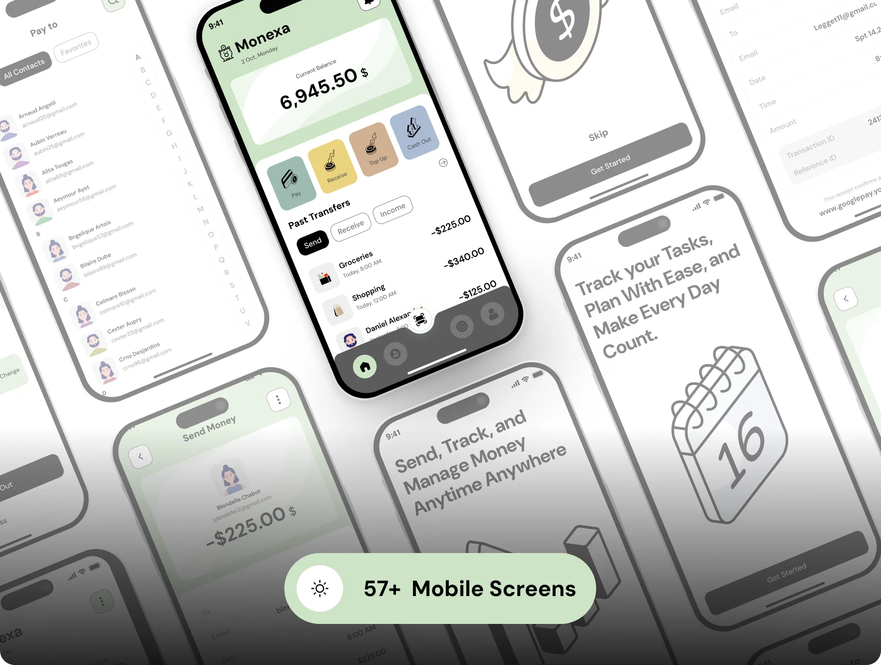 Monexa | Money Transfer App UI Kit 3