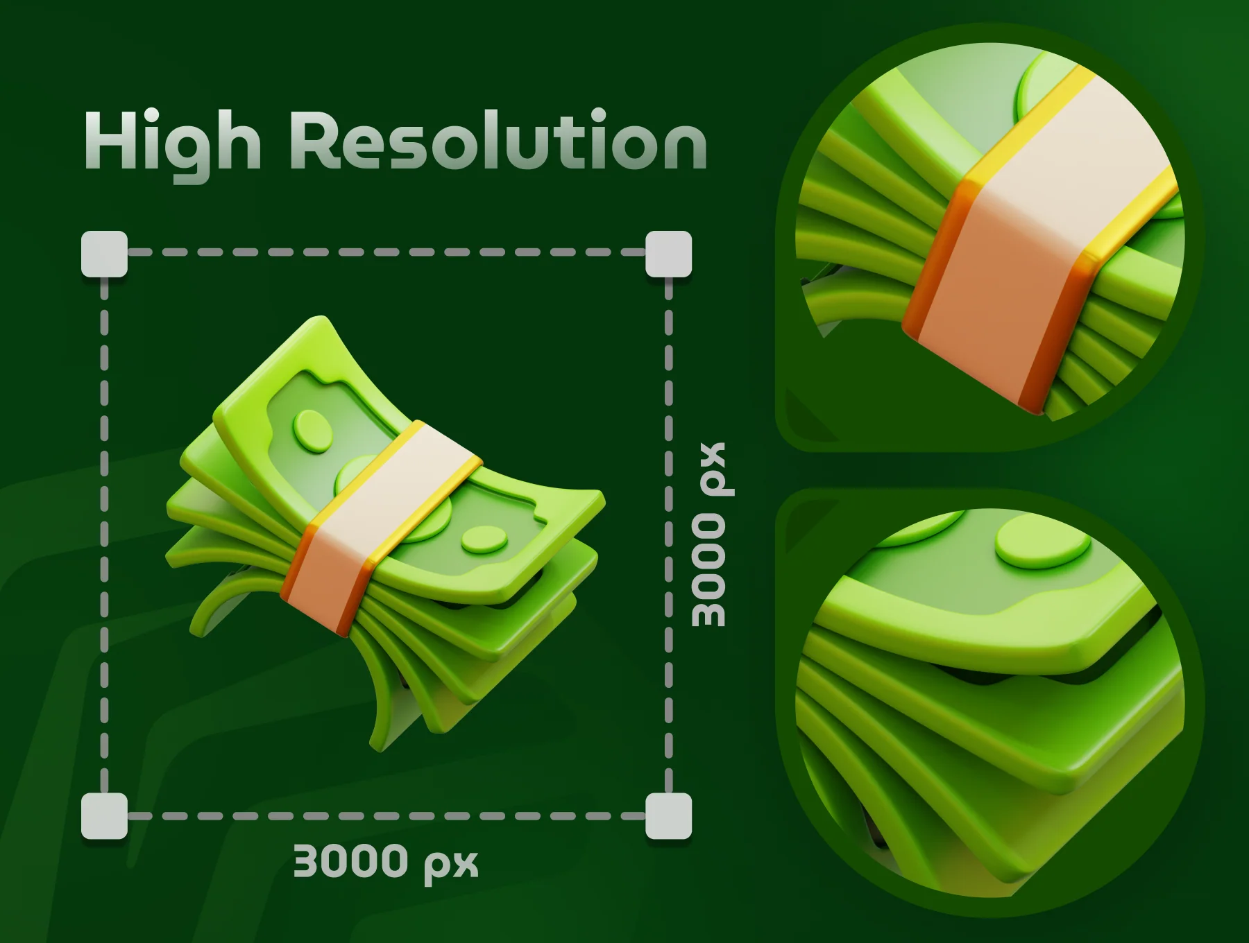 Money - 3D Icon Set 4
