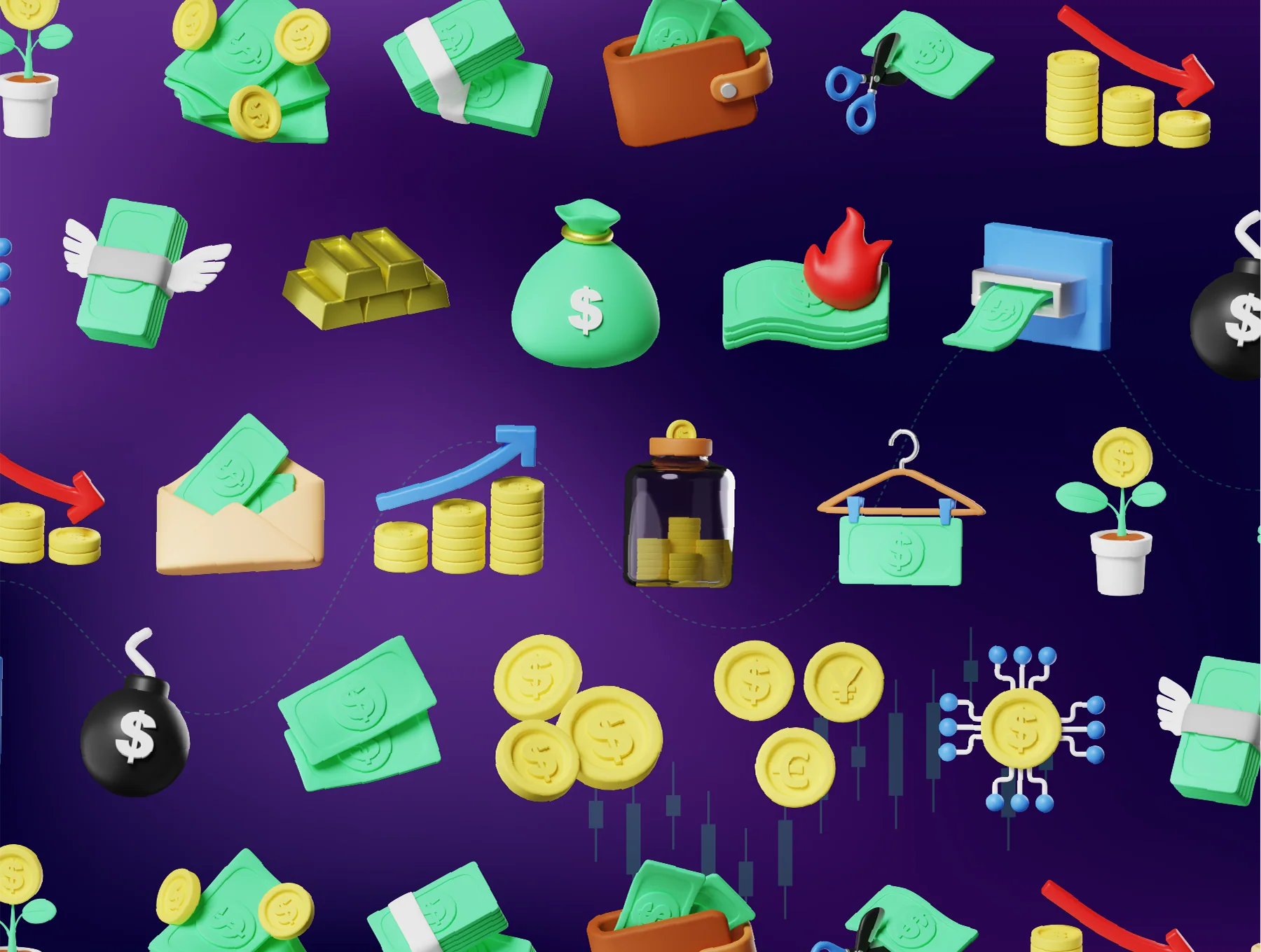 Money 3D Icon 8