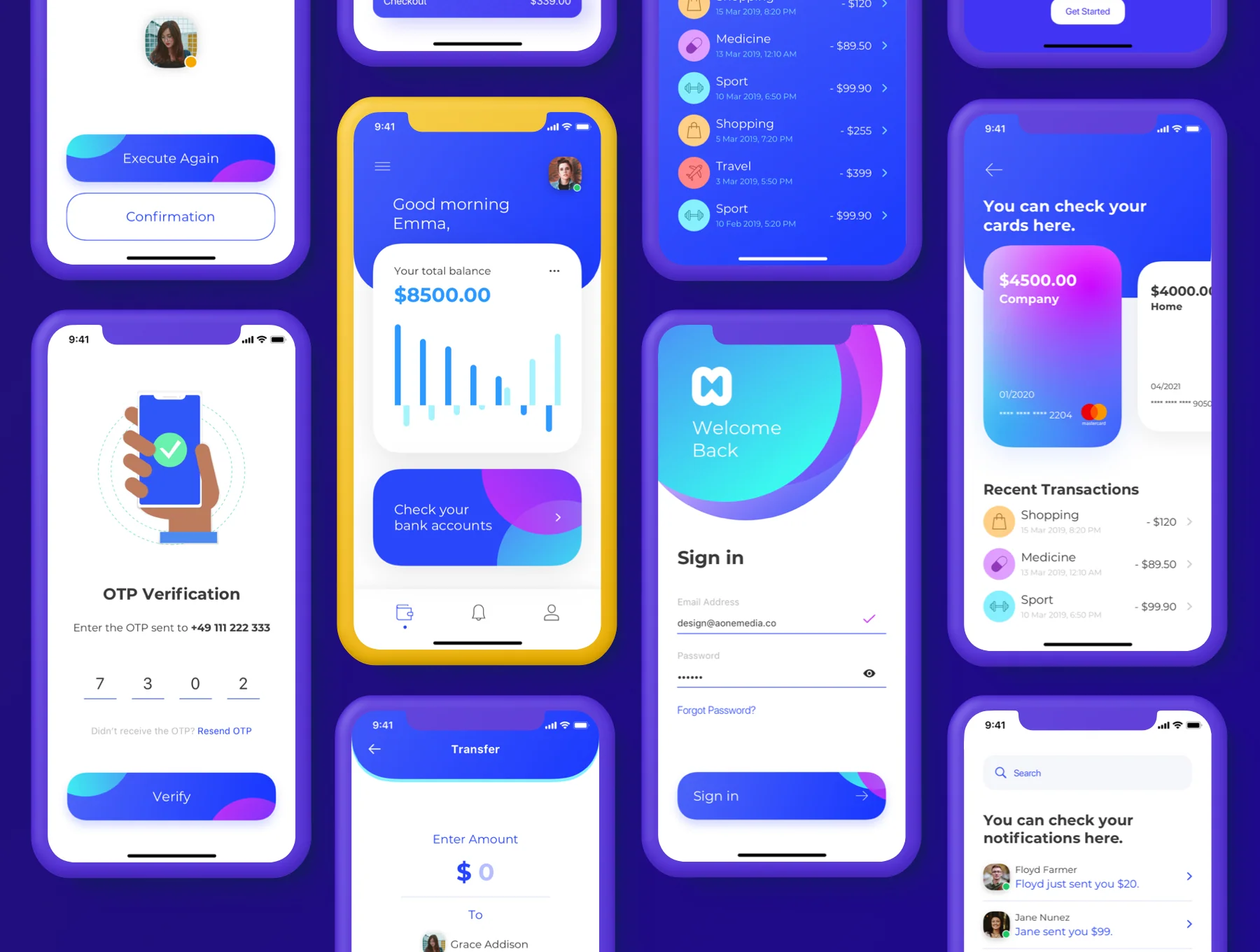 Money App UI Kit 4