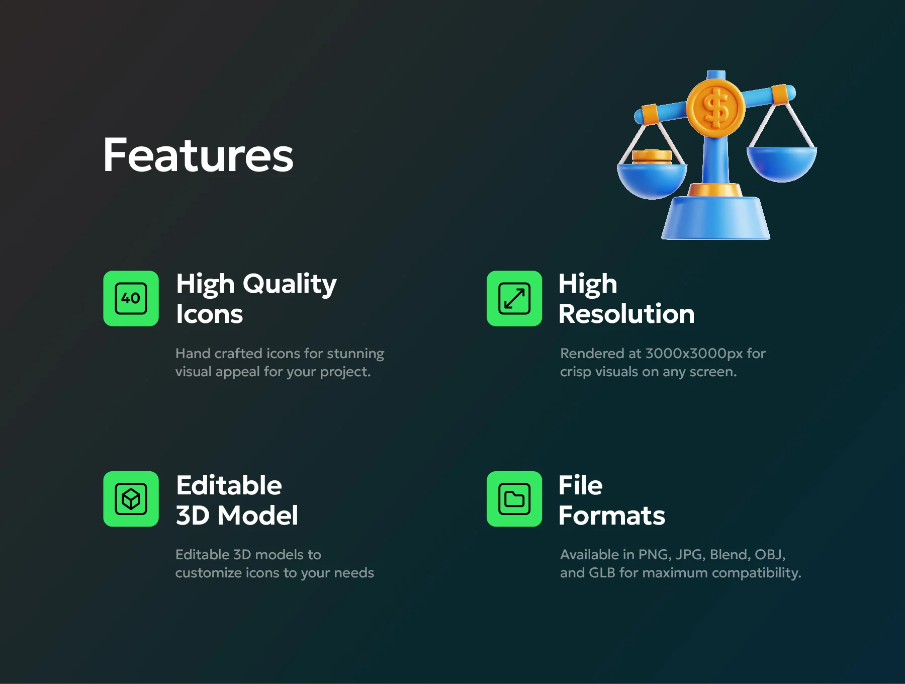 Money & Finance 3D Icon Pack 2