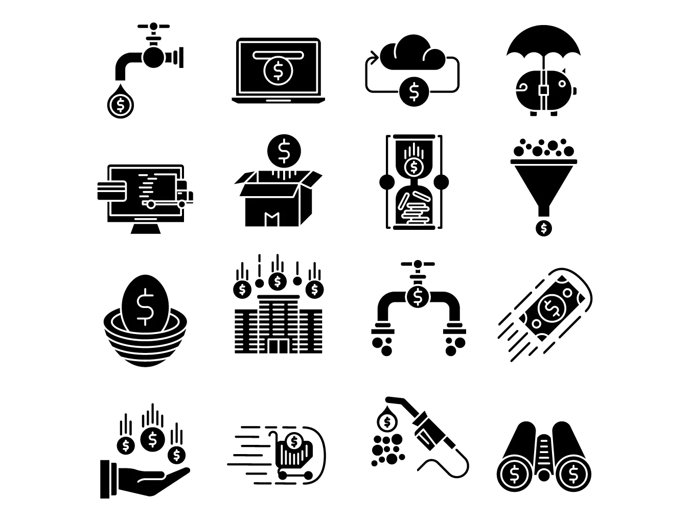 16 Money Flow Icons 4