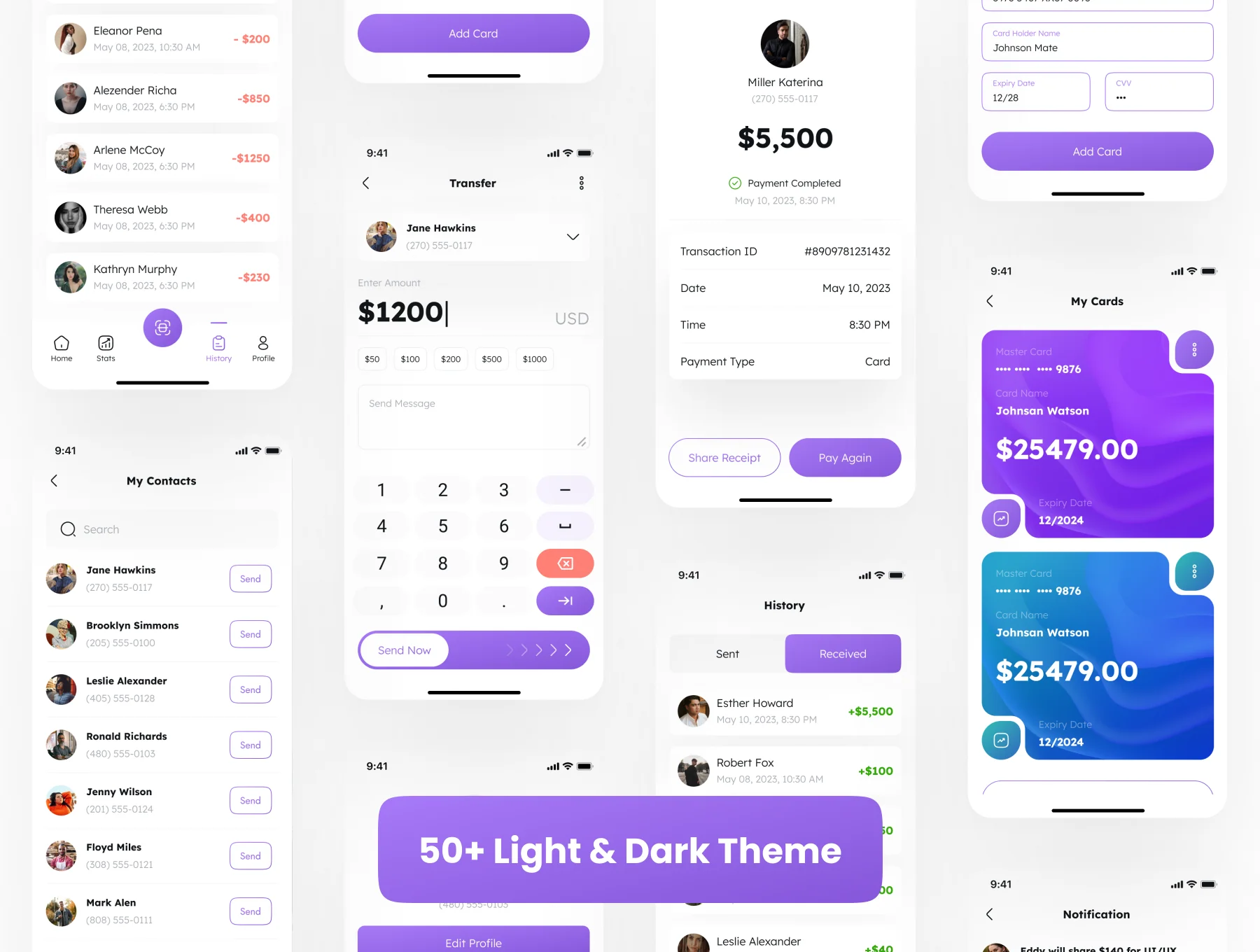 Money Transfer App UI Kit 6