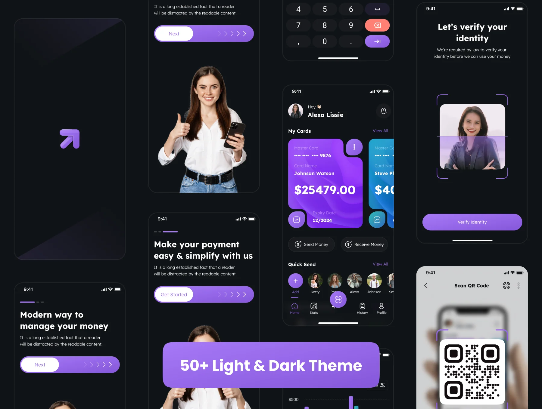 Money Transfer App UI Kit 7