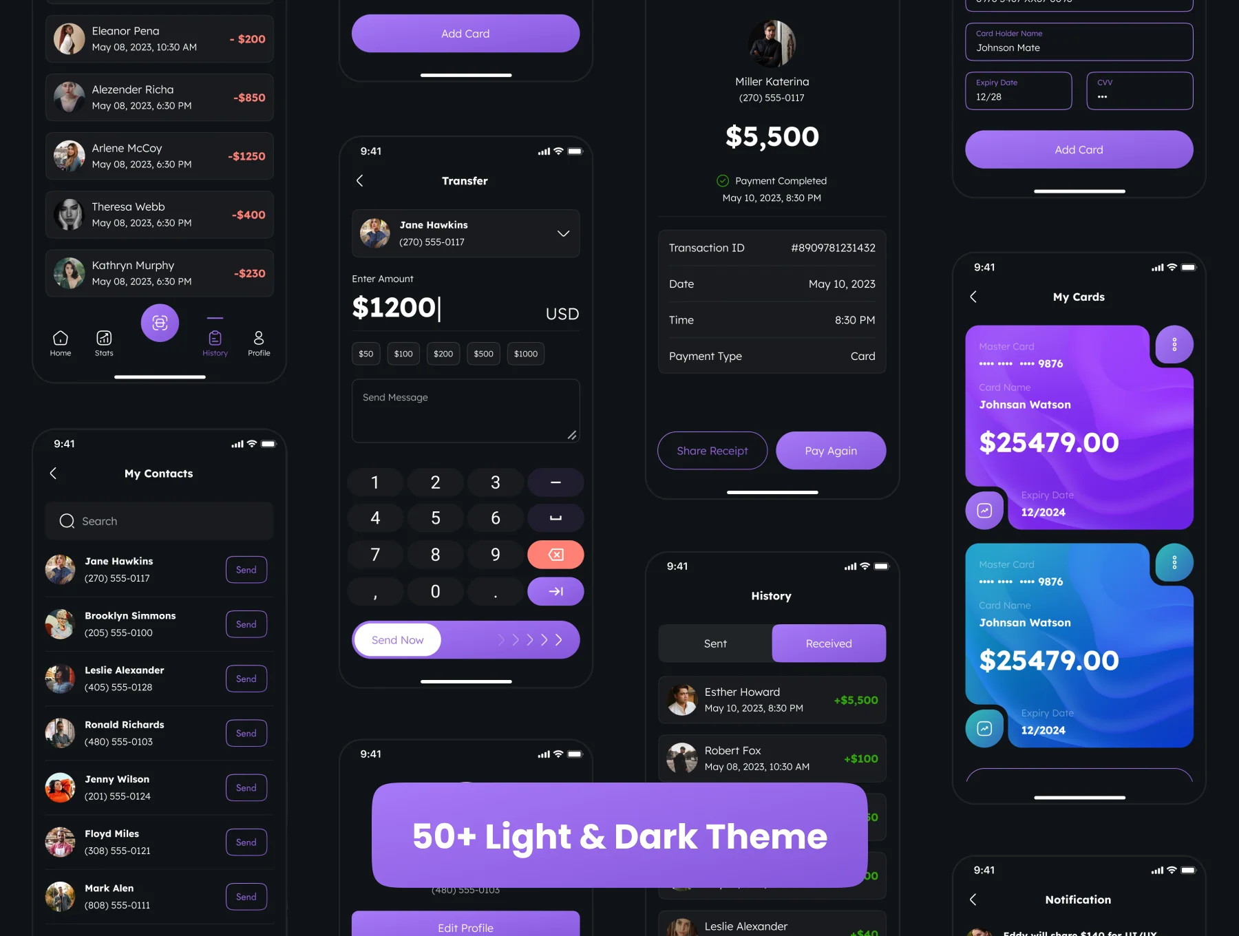 Money Transfer App UI Kit 8