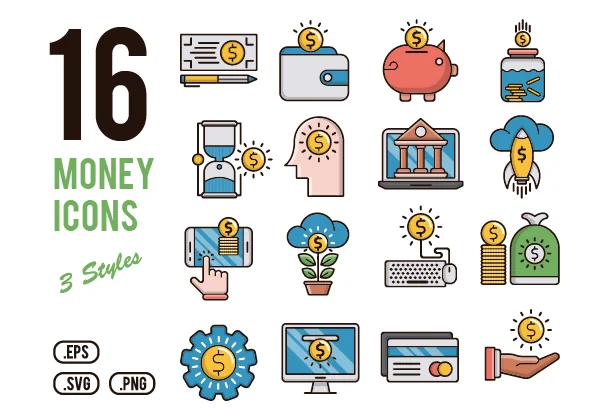 16 Money Icons