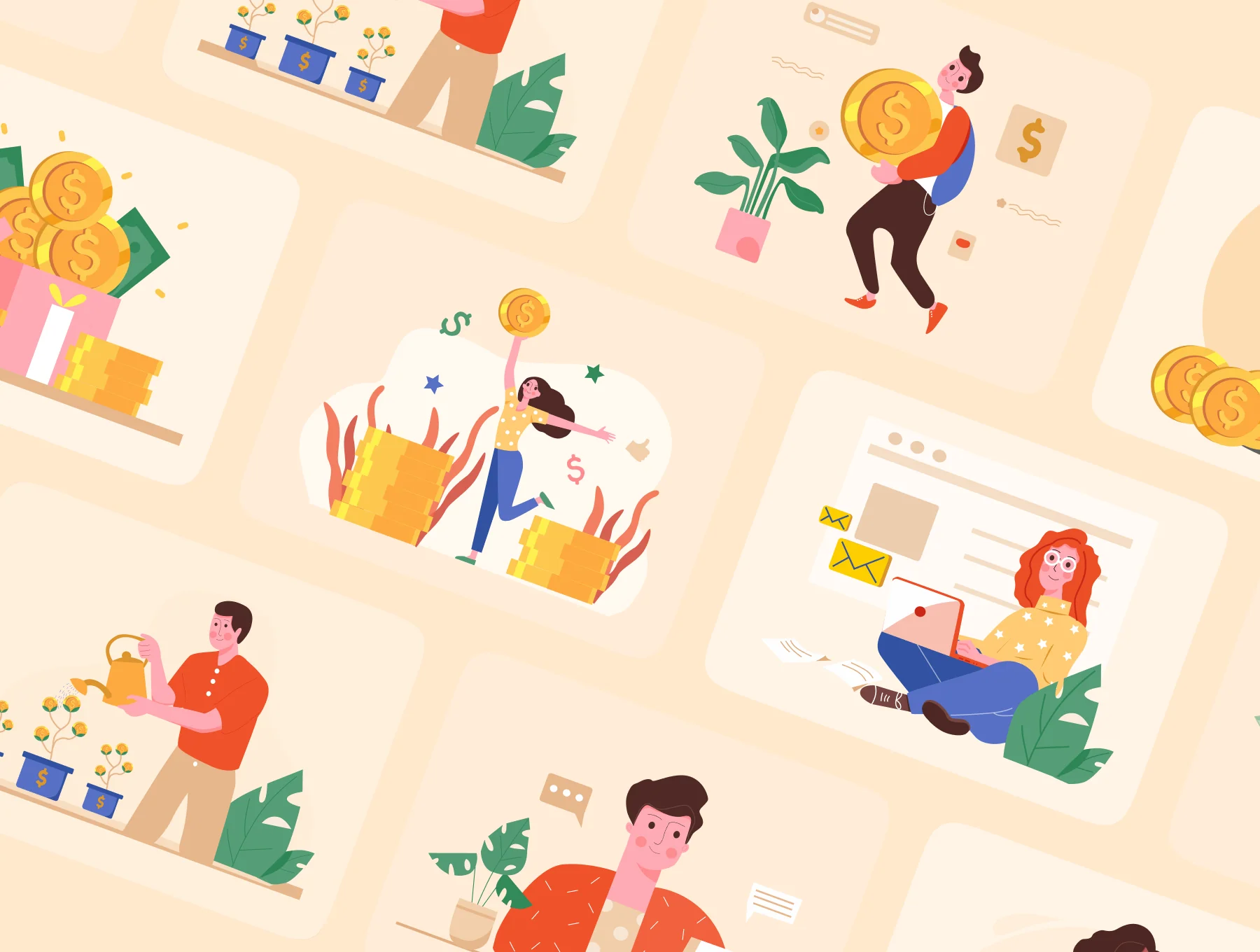 Moneyable - 20 Finance Illustration Set 5