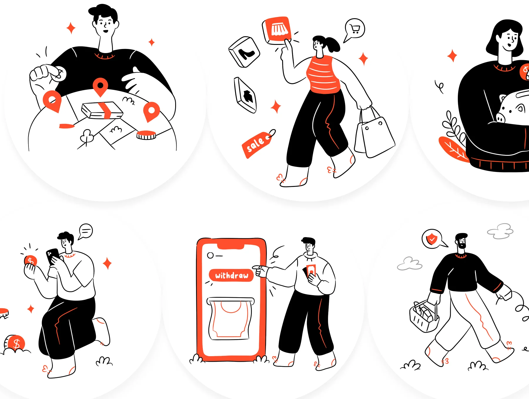 Moneytary-Fintech Illustrations 7