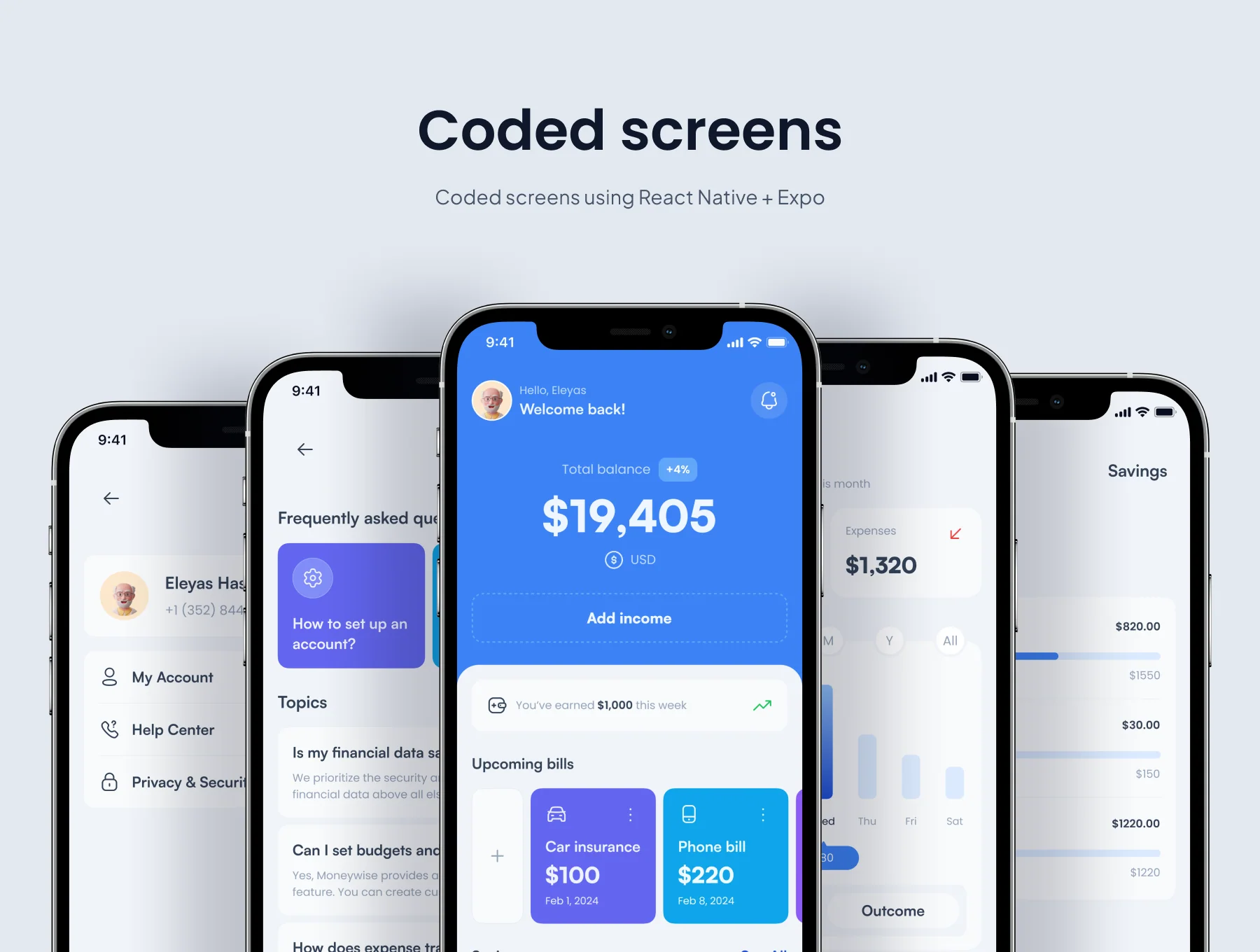 Moneywise Budgeting React Native App 2