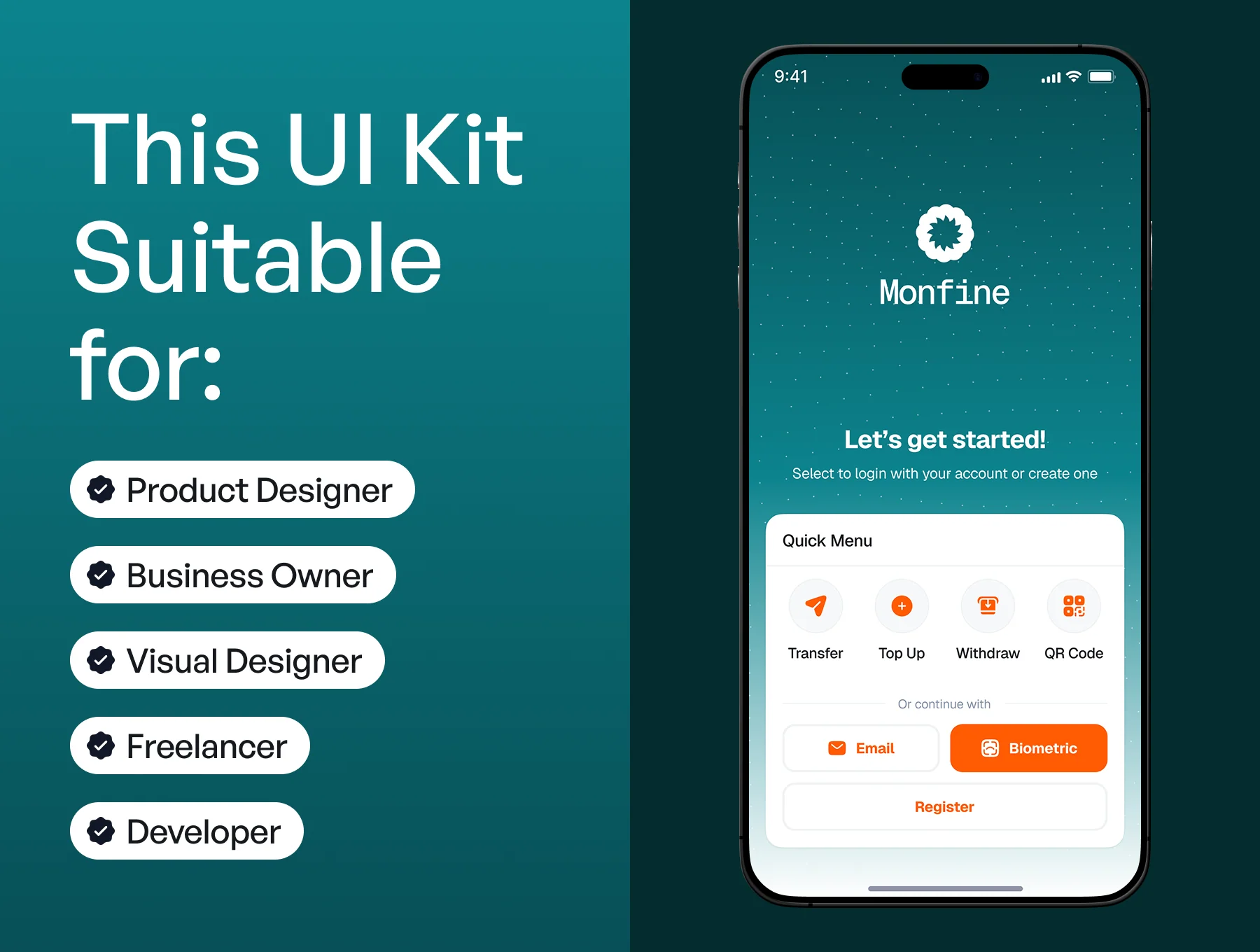 Monfine - AI-Powered Banking & Finance App UI Kit 6
