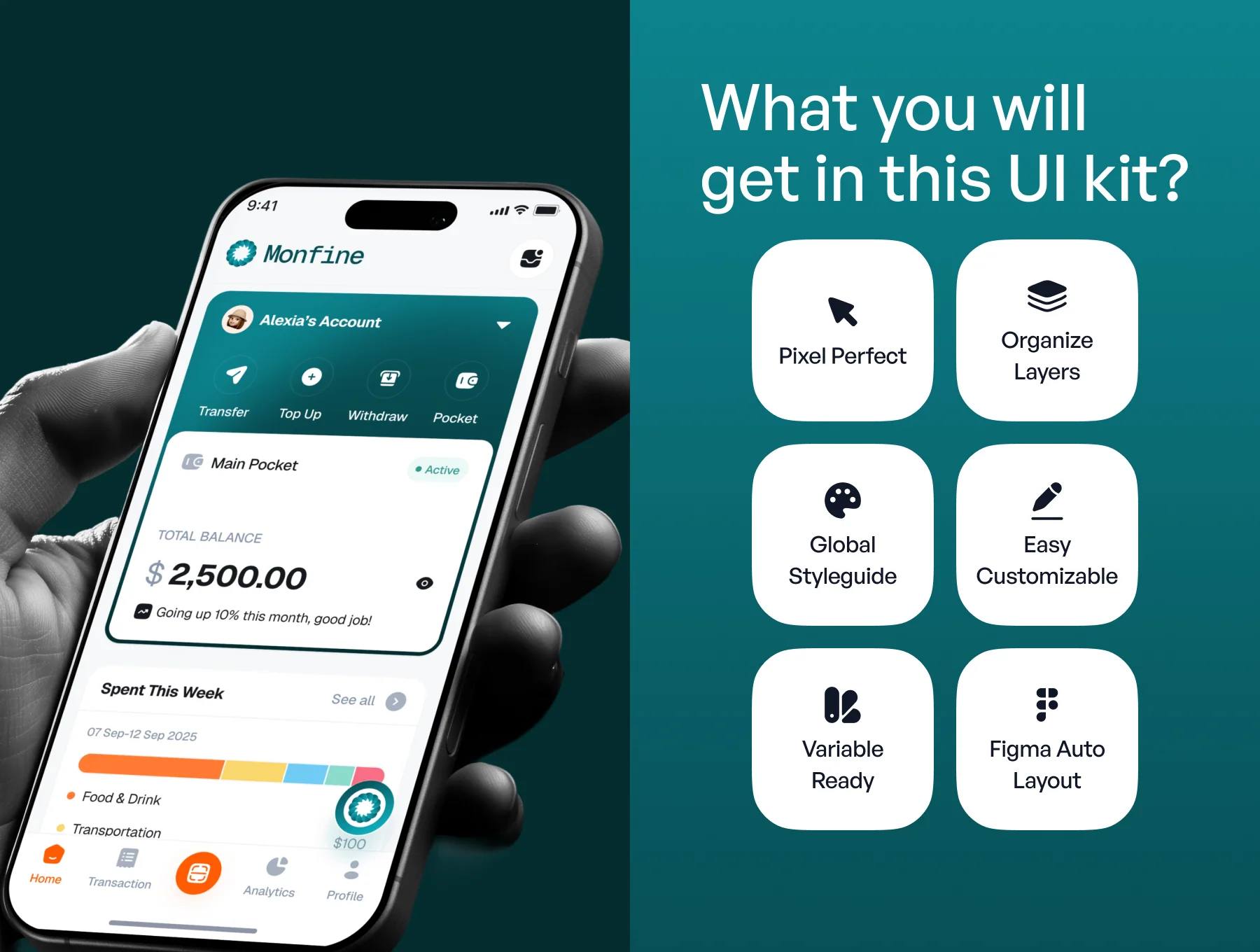 Monfine - AI-Powered Banking & Finance App UI Kit 7