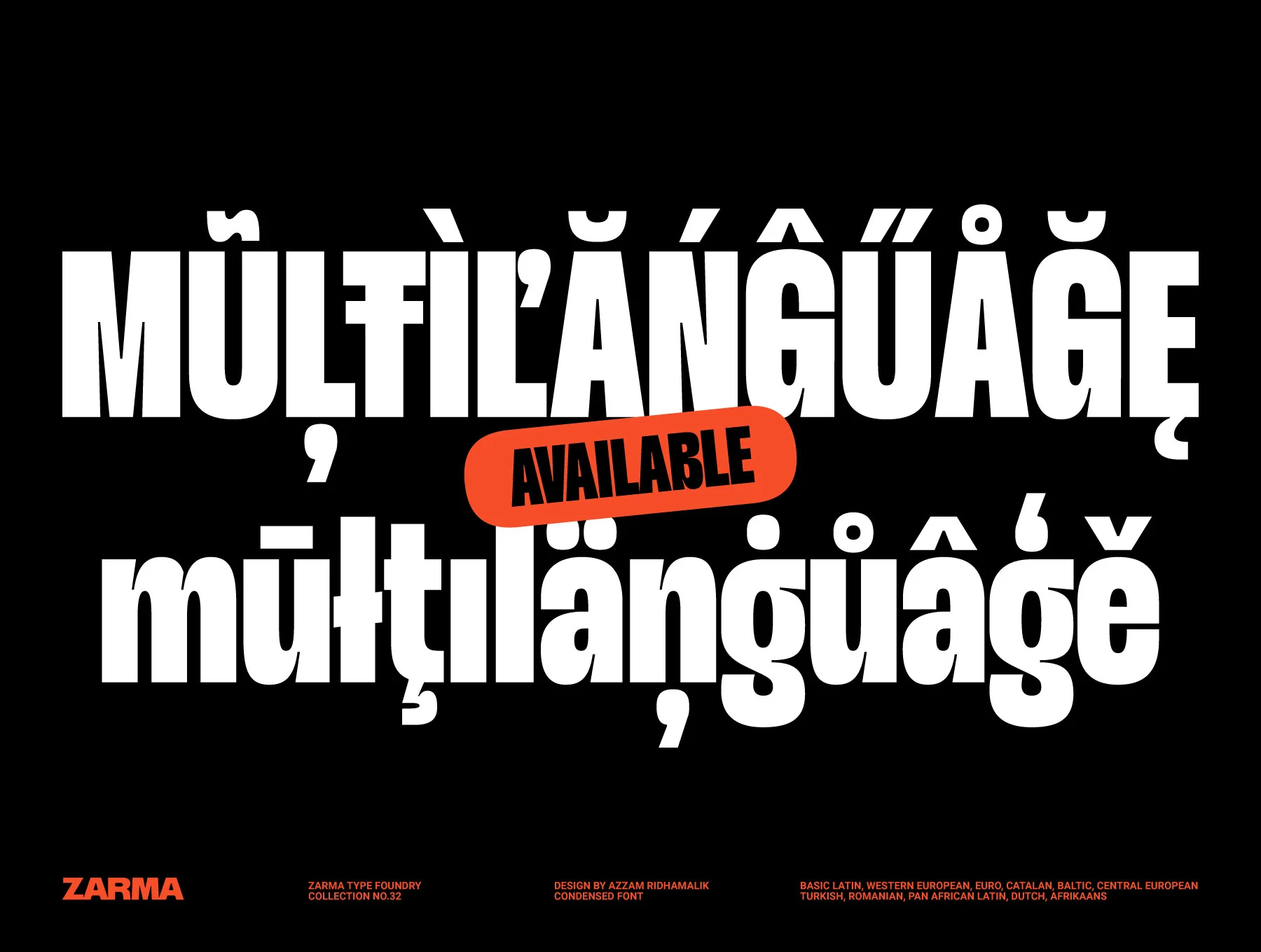 Monigue - Condensed Sans Font 3
