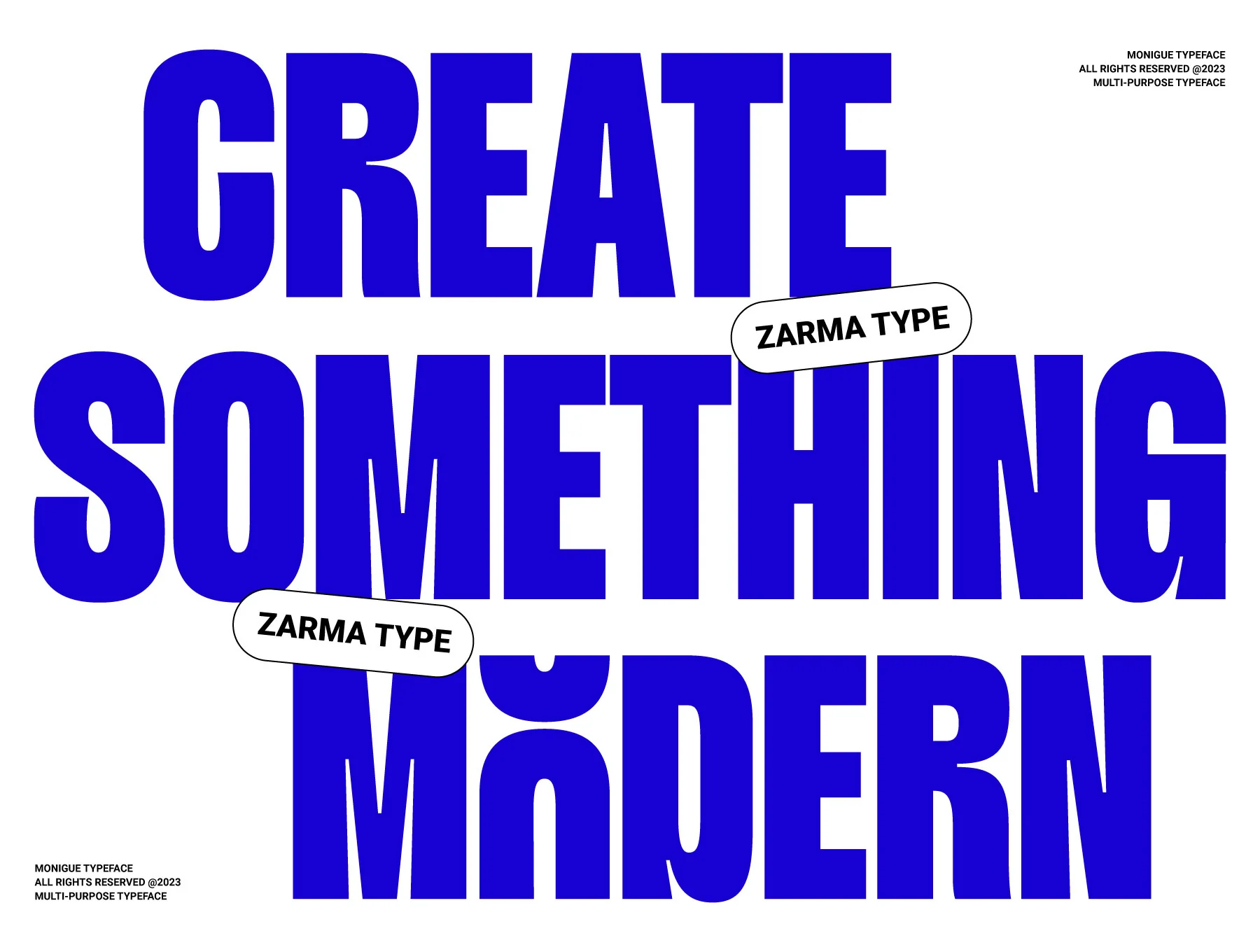 Monigue - Condensed Sans Font 4
