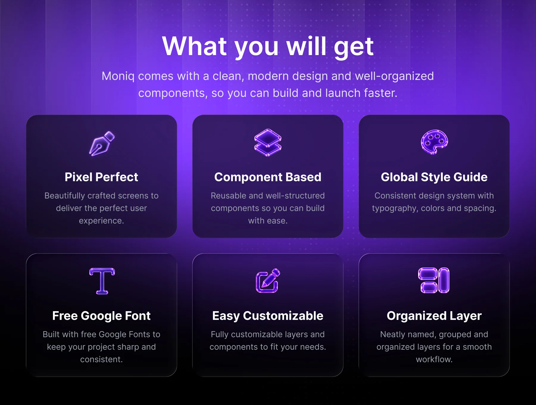 Moniq - Premium Fintech Crypto, Banking & Finance UI Kit 2