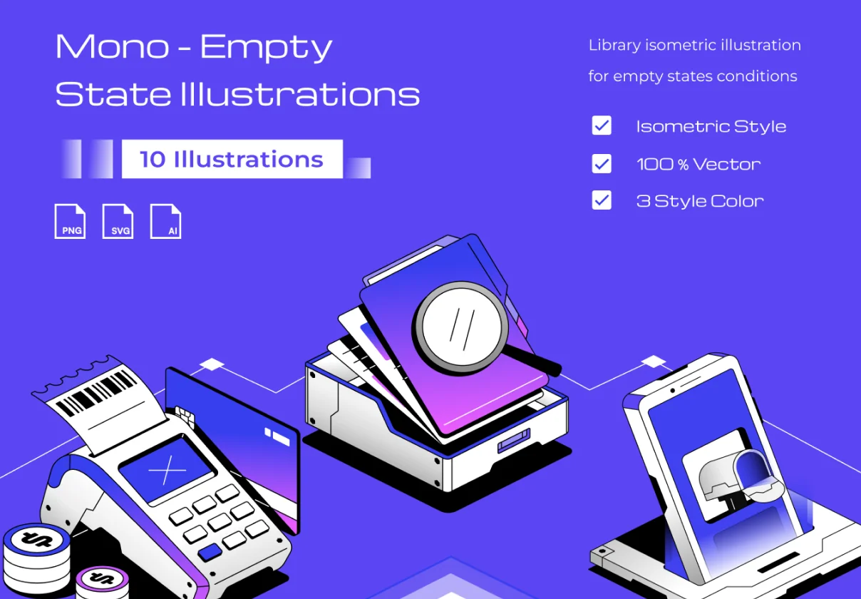 Mono - Empty State Illustrtation