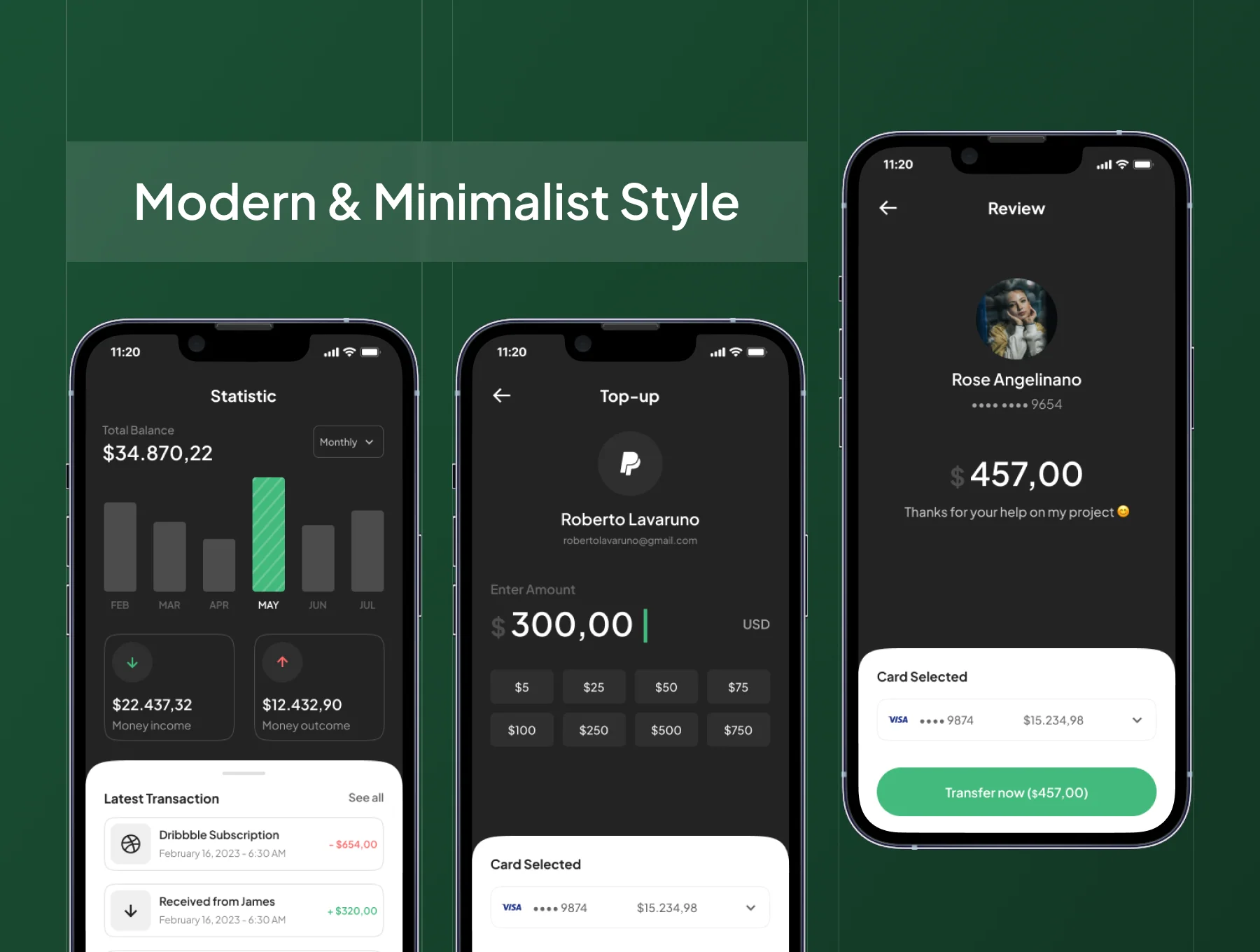 MONO - Money Transfer Mobile App UI Kit 5