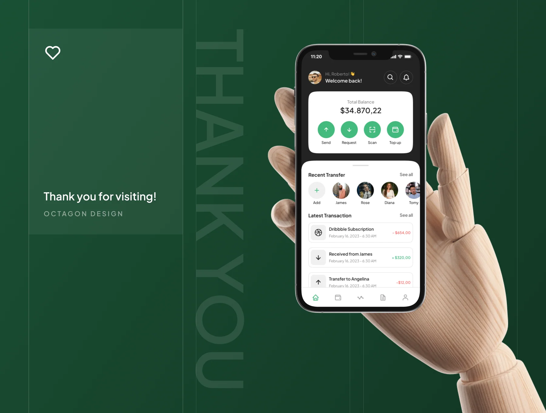MONO - Money Transfer Mobile App UI Kit 8