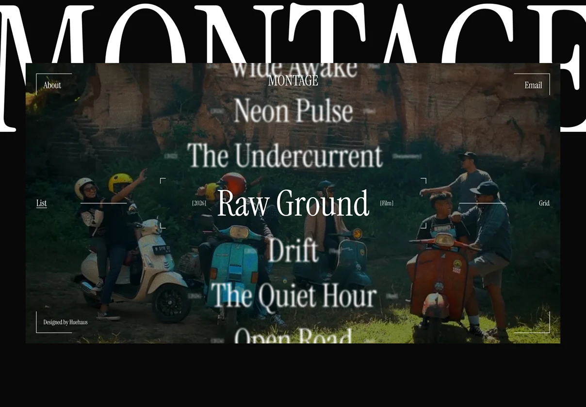 Montage | Framer Portfolio Template