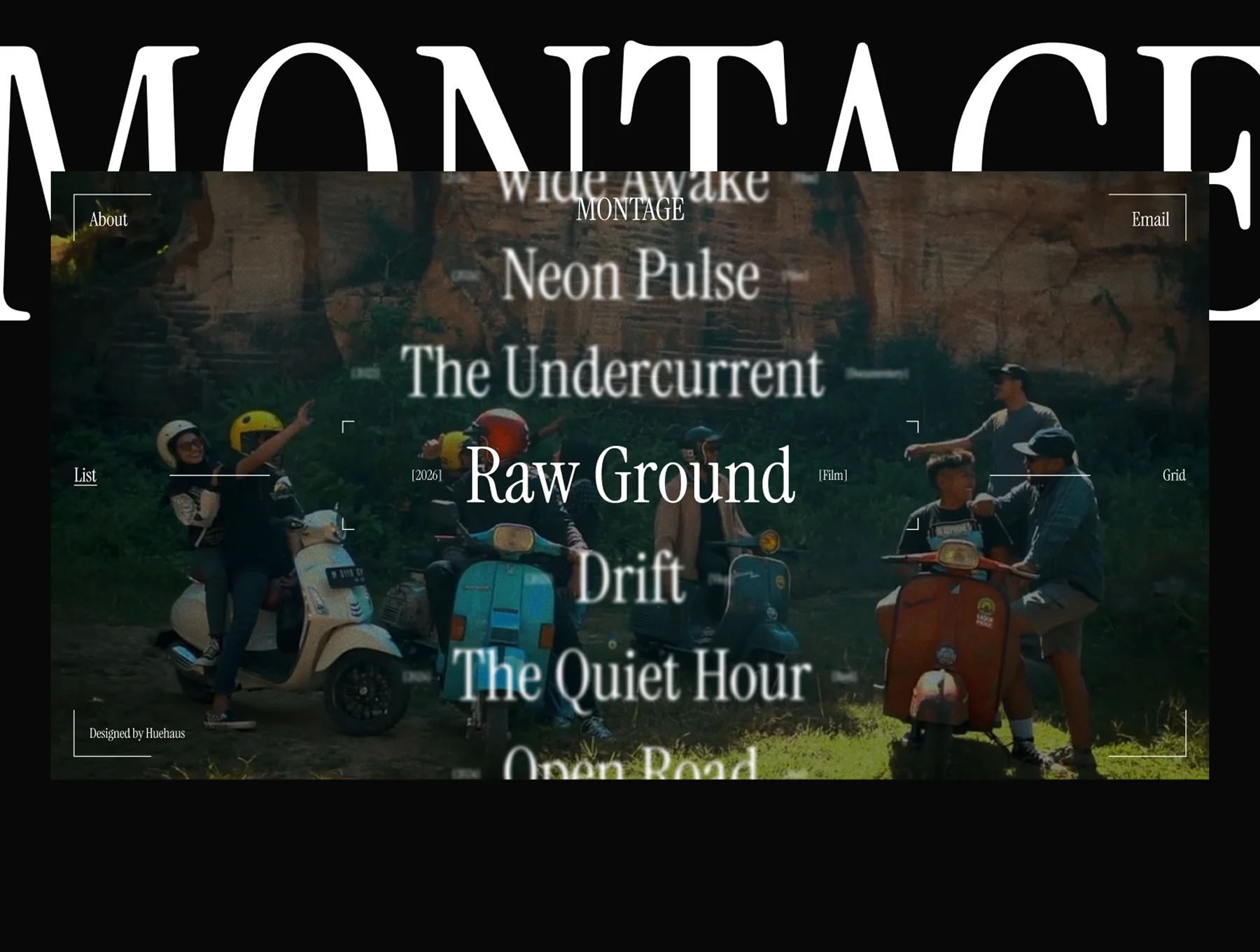 Montage | Framer Portfolio Template