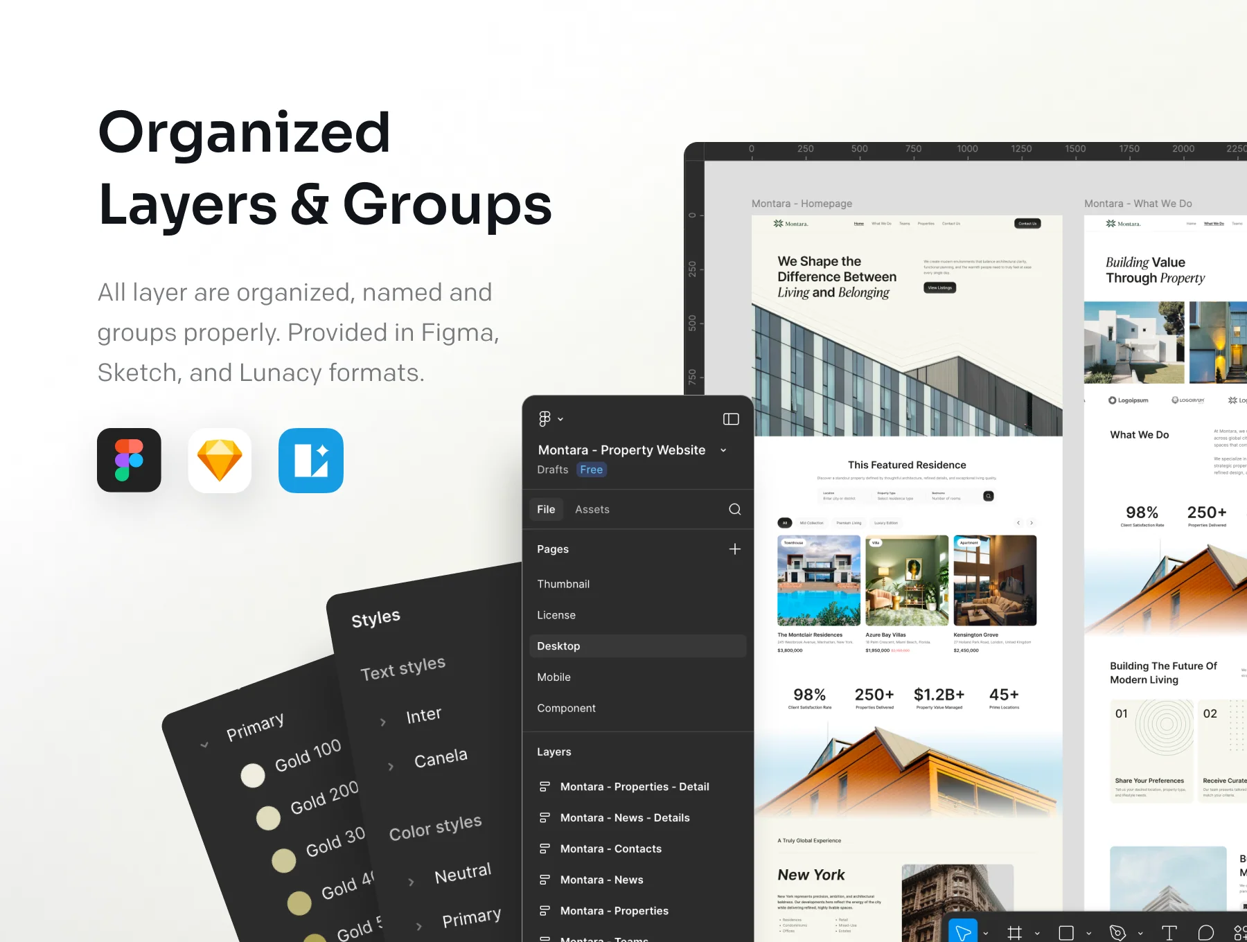 Montara - Property Agent Company Website UI Kit 7