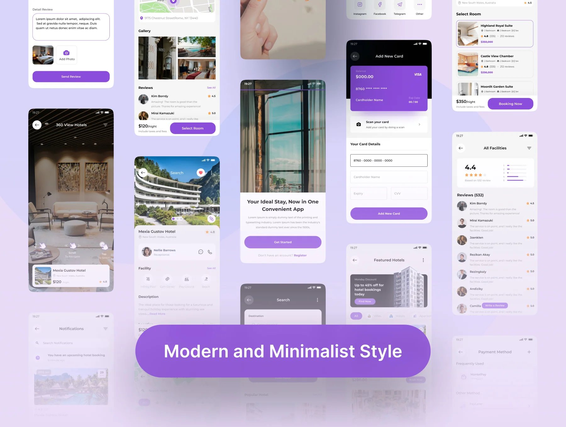 Montel - Hotel Booking Mobile App UI Kits 6