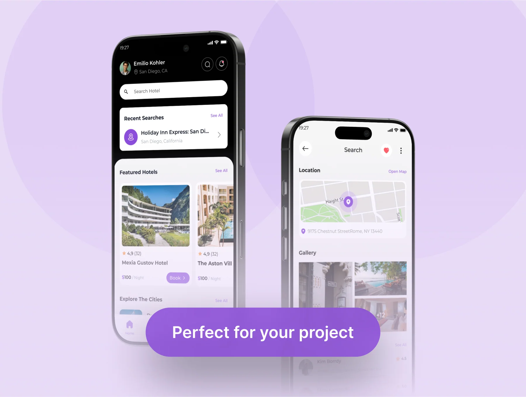 Montel - Hotel Booking Mobile App UI Kits 7