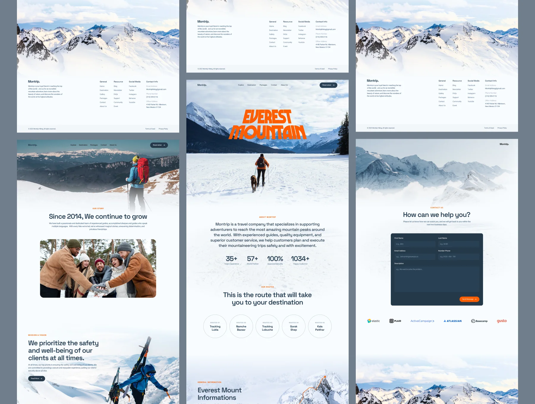 Montrip - Trip Travel Agency Website Template 2