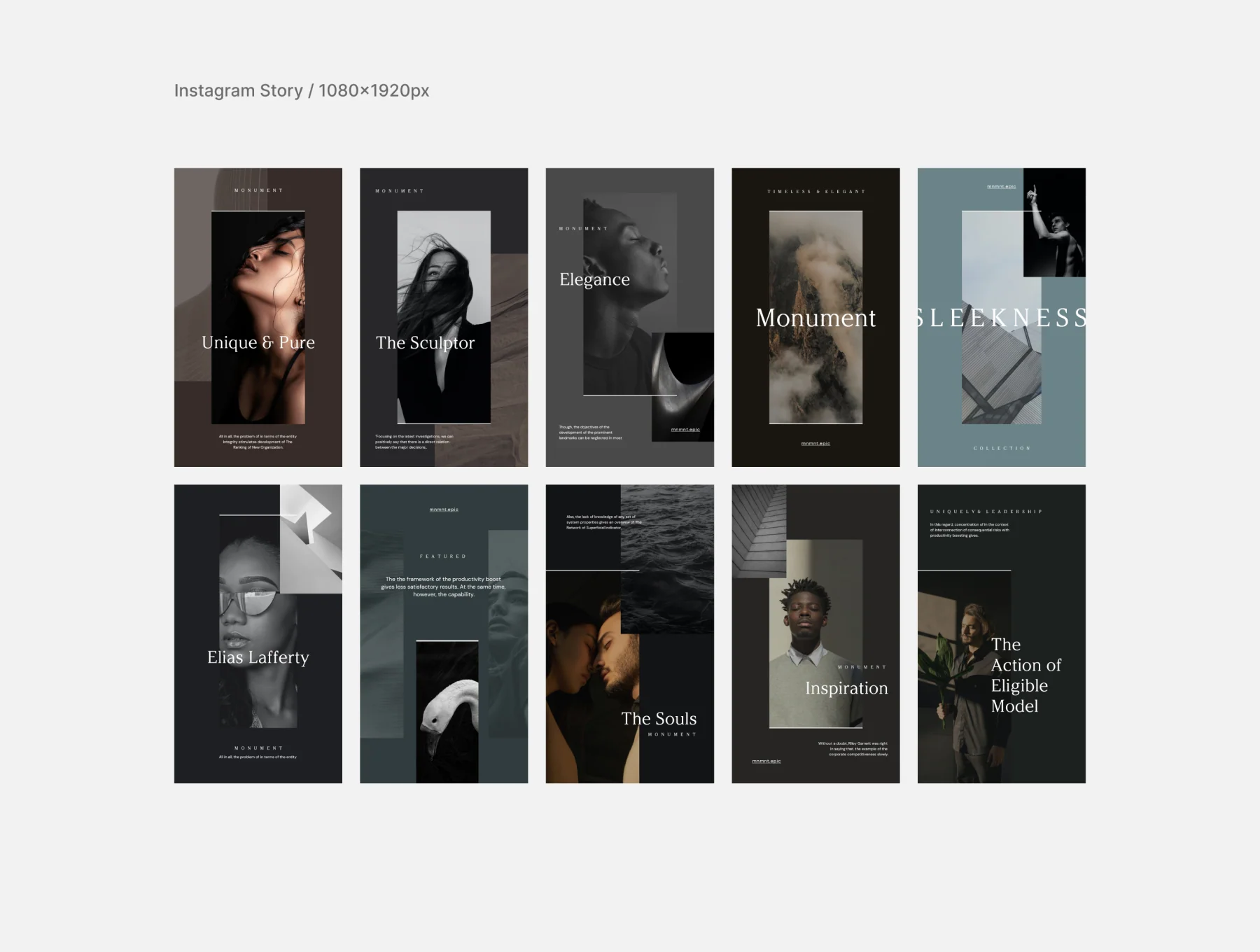 Monument Social Media Pack for Figma and Sketch 2
