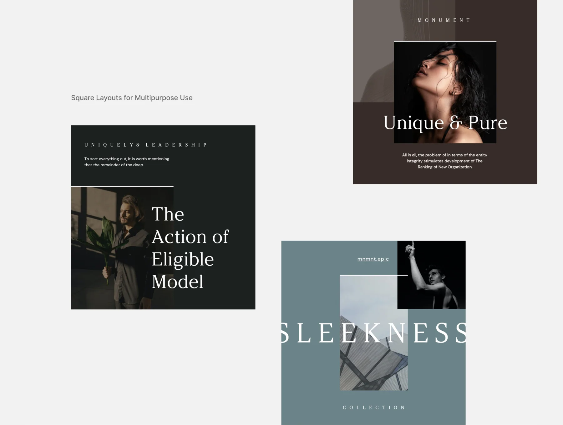 Monument Social Media Pack for Figma and Sketch 6