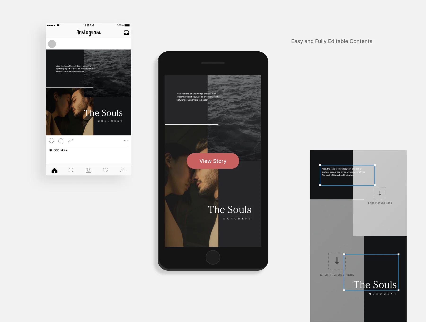 Monument Social Media Pack for Figma and Sketch 7