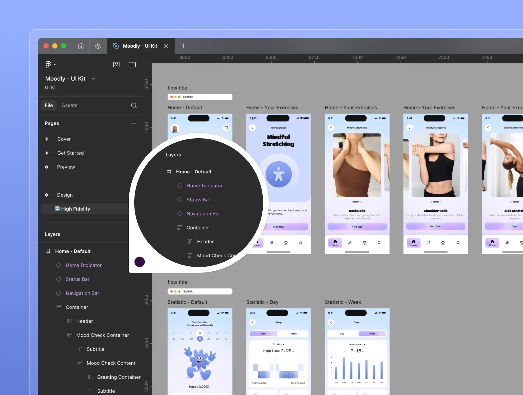 Moodly - Mood Tracker App UI KIT 4