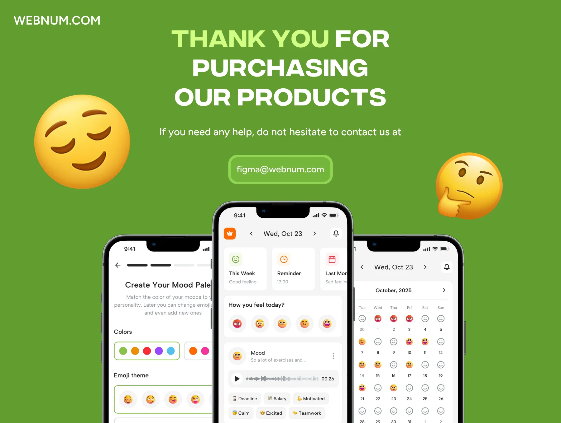 Moody - Mood Tracker App UI KIt 8