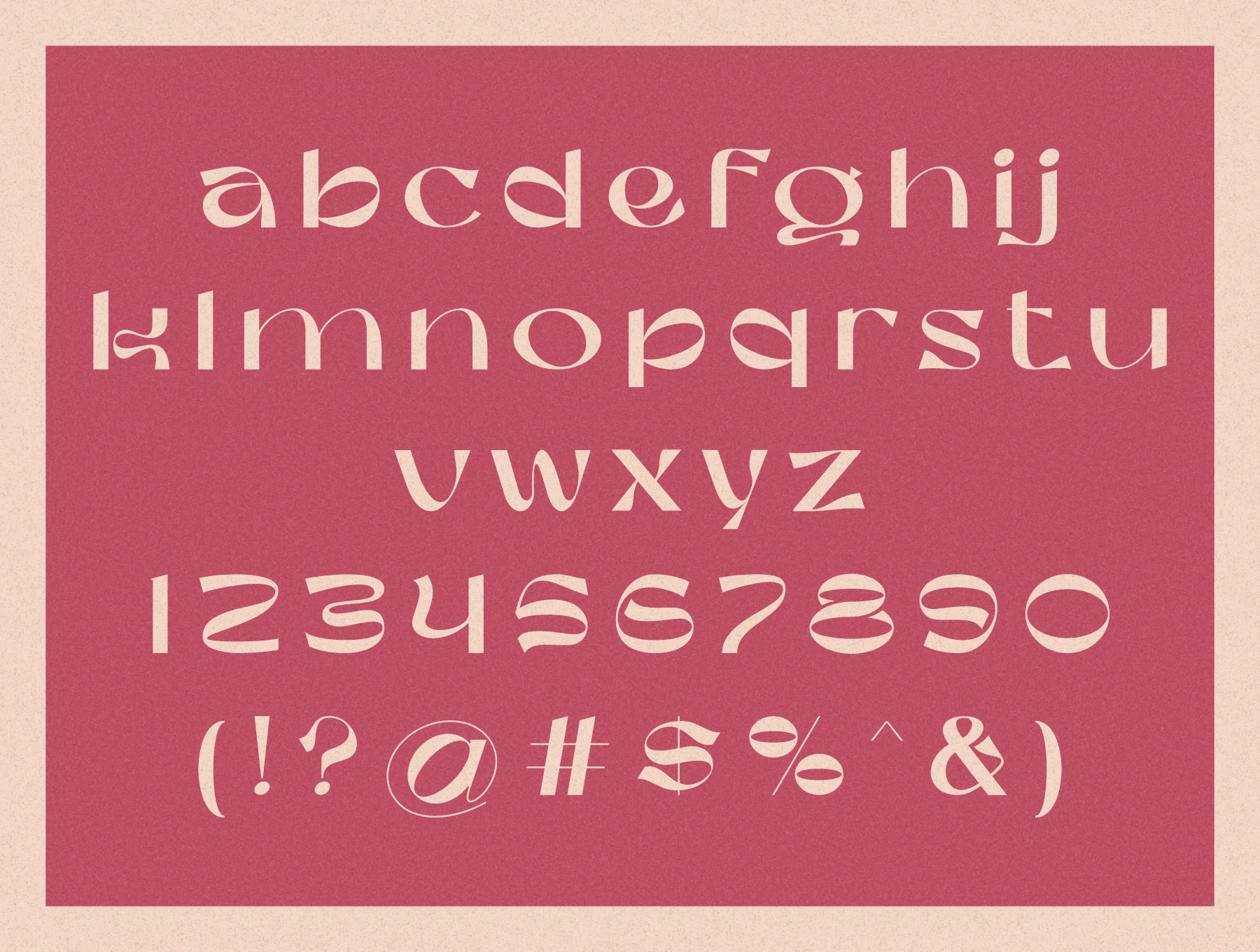 Moon Dream Display Typeface 4