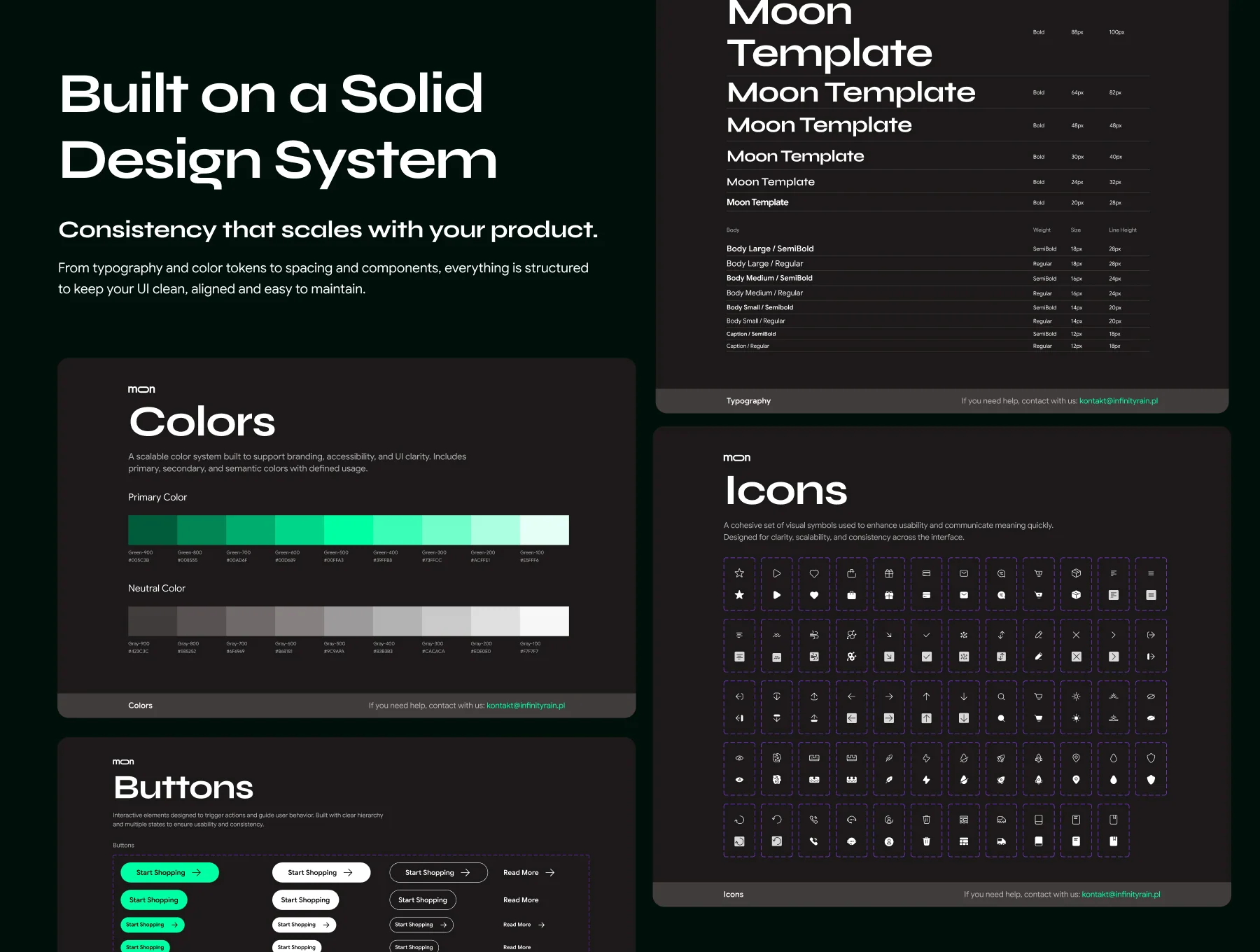 Moon - Modern Skincare UI Kit 5